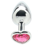 Ouch! Pink Heart Gem Plug in Medium Anal Sex Toys > Butt Plugs - Tophatter Daily Deals