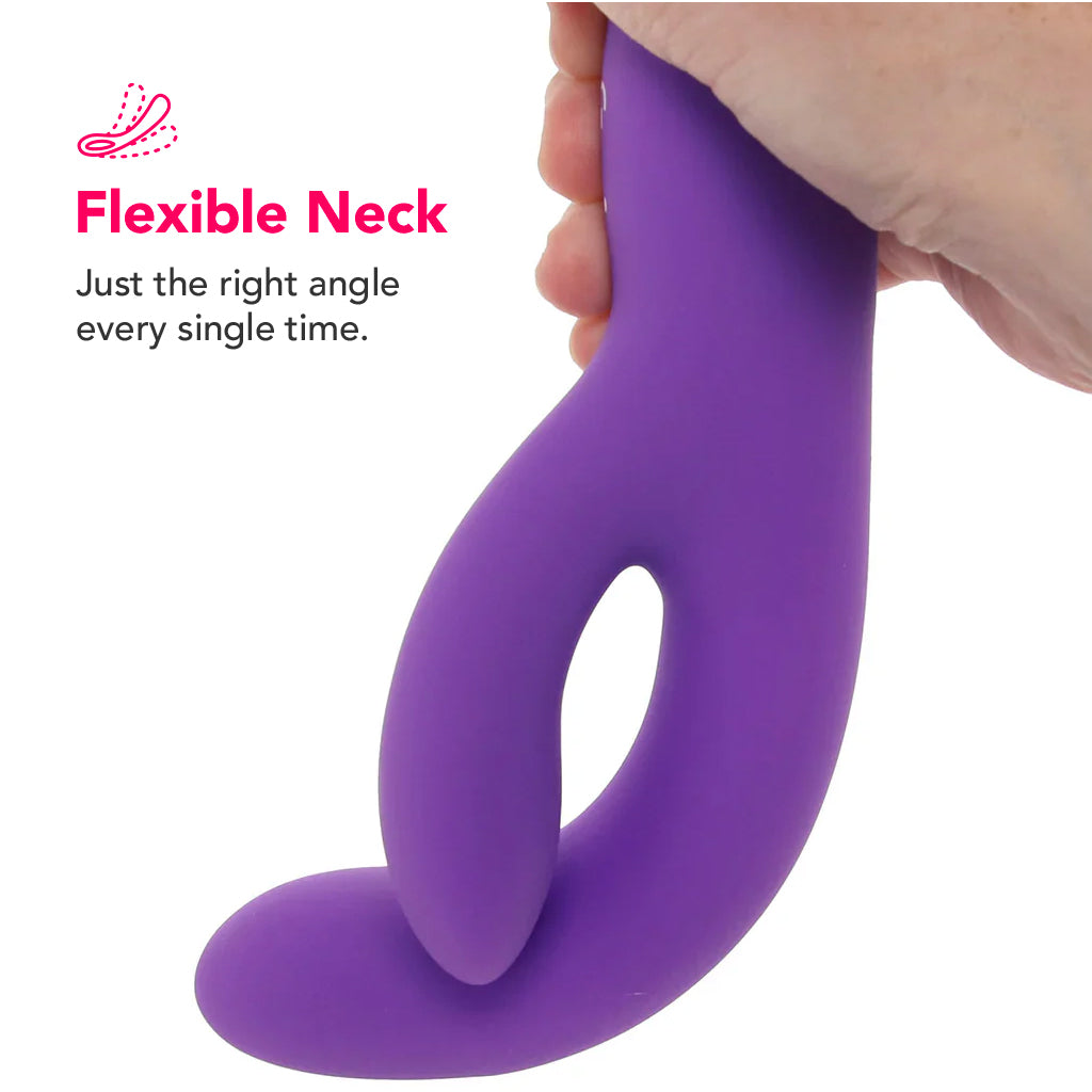 PinkCherry G-Spot Slim Rabbit Vibe in Purple Vibrators > Rabbit Vibrators - Tophatter Daily Deals