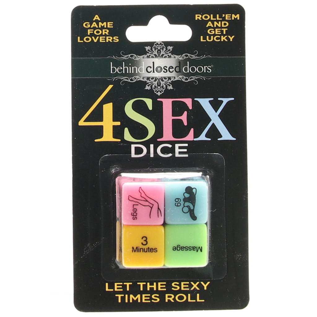 Behind Closed Doors 4 Sex Dice Game - Tophatter's Adult Products Sensual Love > Games - Tophatter Daily Deals
