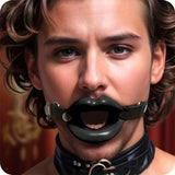 Master Series Juicy Lips Open Mouth Gag in Black Bondage and Fetish > Ball Gags & Mouth Restraints - Tophatter Daily Deals