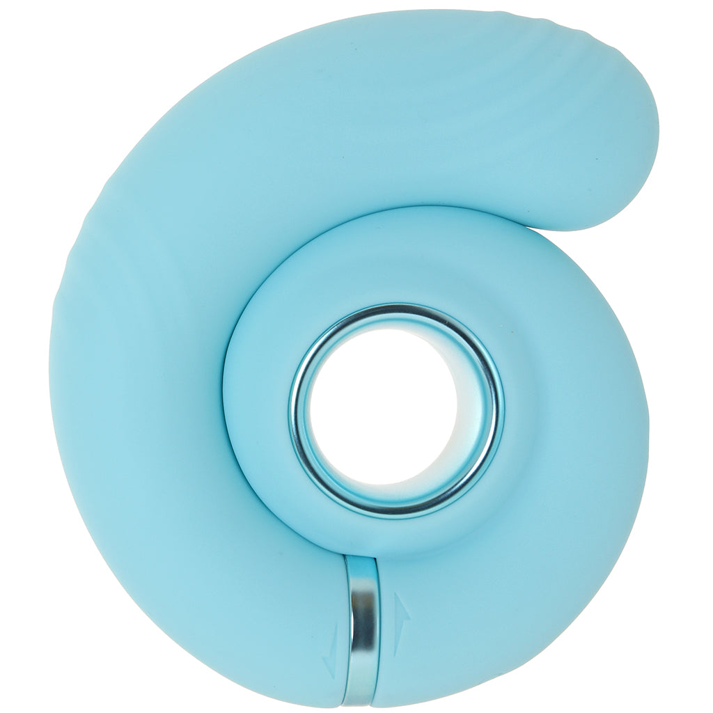 Loveline Gyre Vibrating Swirl Vibe in Blue Vibrators > G-Spot Vibrators - Tophatter Daily Deals