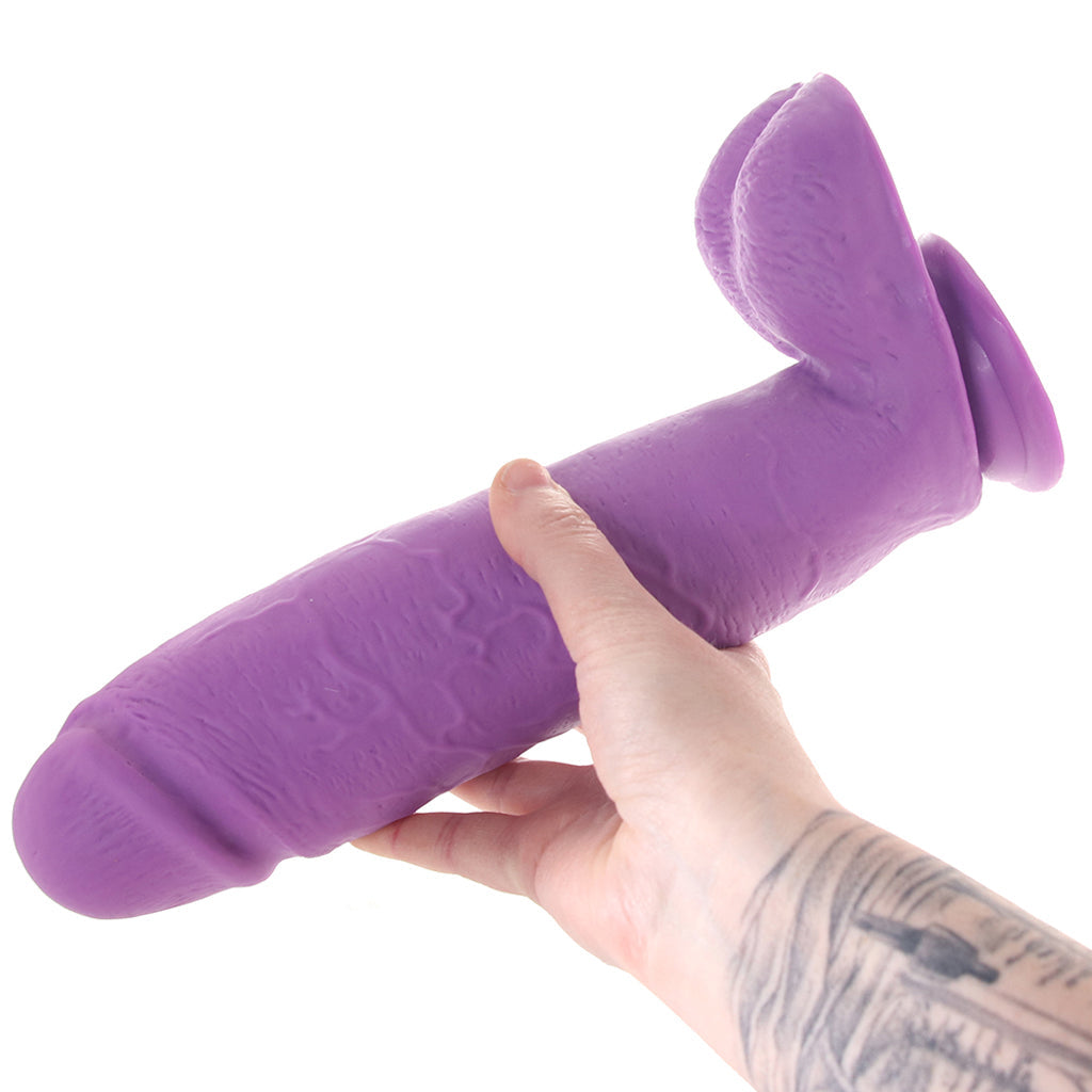 Neo 10 Inch Dual Density Ballsy Dildo in Purple Dildo Sex Toys > Realistic Dildos - Tophatter Daily Deals