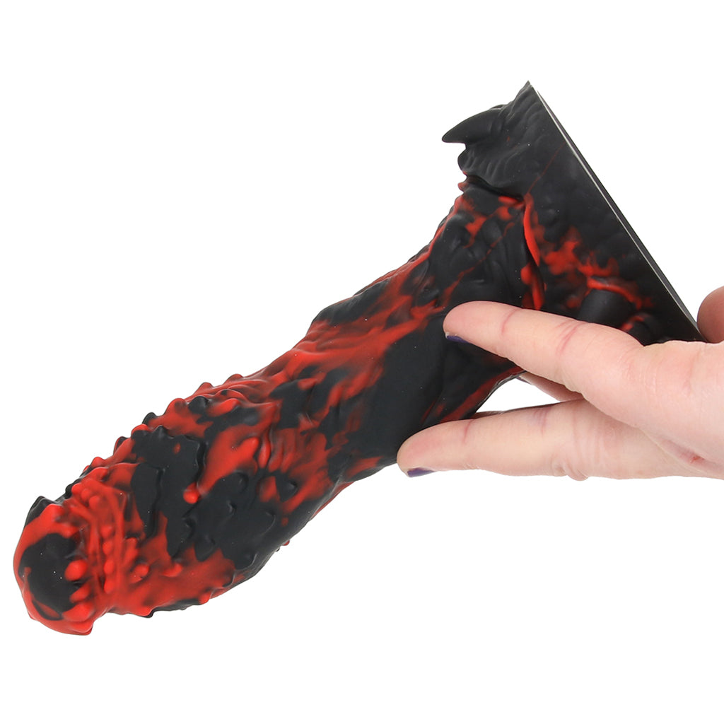 Creature Cocks Inferno Cock Vibrating Silicone Dildo - Tophatter's Vibrator Deals Online Dildo Sex Toys > Fantasy Dildos - Tophatter Daily Deals
