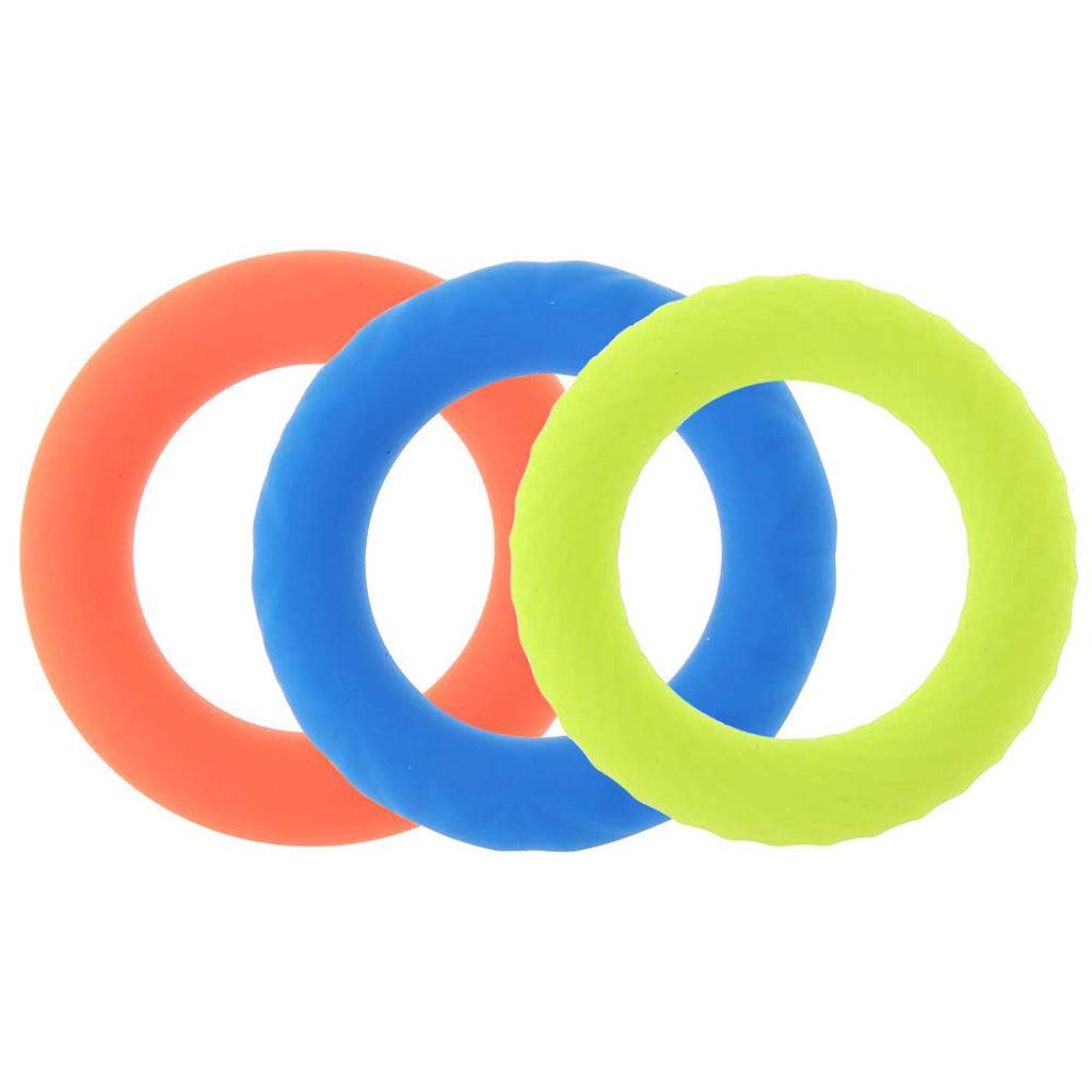 Link Up Ultra-Soft Climax Cock Ring Set - Tophatter's Adult Products Cock Rings - Tophatter Daily Deals