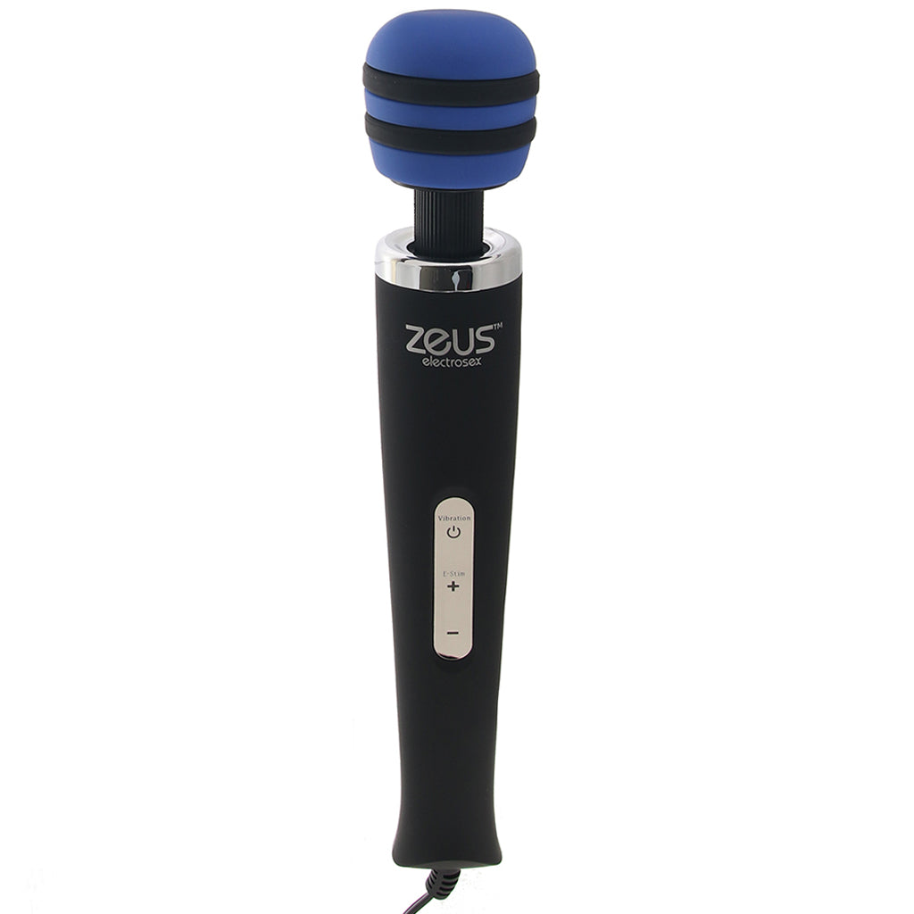 Zeus Blue Arc Plug In E-Stim Vibrating Wand Vibrators > Wands - Tophatter Daily Deals