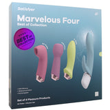 Satisfyer Marvelous Four Air Pulse + Vibe Set in Assorted Vibrators > Clitoral Stimulators - Tophatter Daily Deals