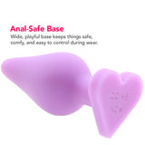 Candy Hearts Do Me Now Small Butt Plug in Purple Anal Sex Toys > Butt Plugs - Tophatter Daily Deals
