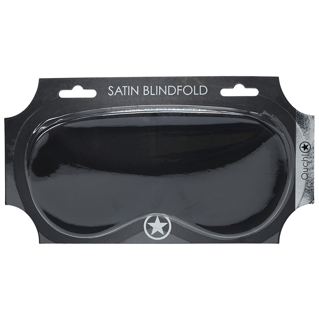 Ouch! Satin Blindfold in Black Bondage and Fetish > Pleasure Masks and Dress Up Play - Tophatter Daily Deals