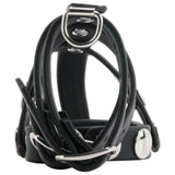 Blue Line Triple Cock and Ball Strap with Leash Lead Bondage and Fetish > Cock and Ball Devices - Tophatter Daily Deals