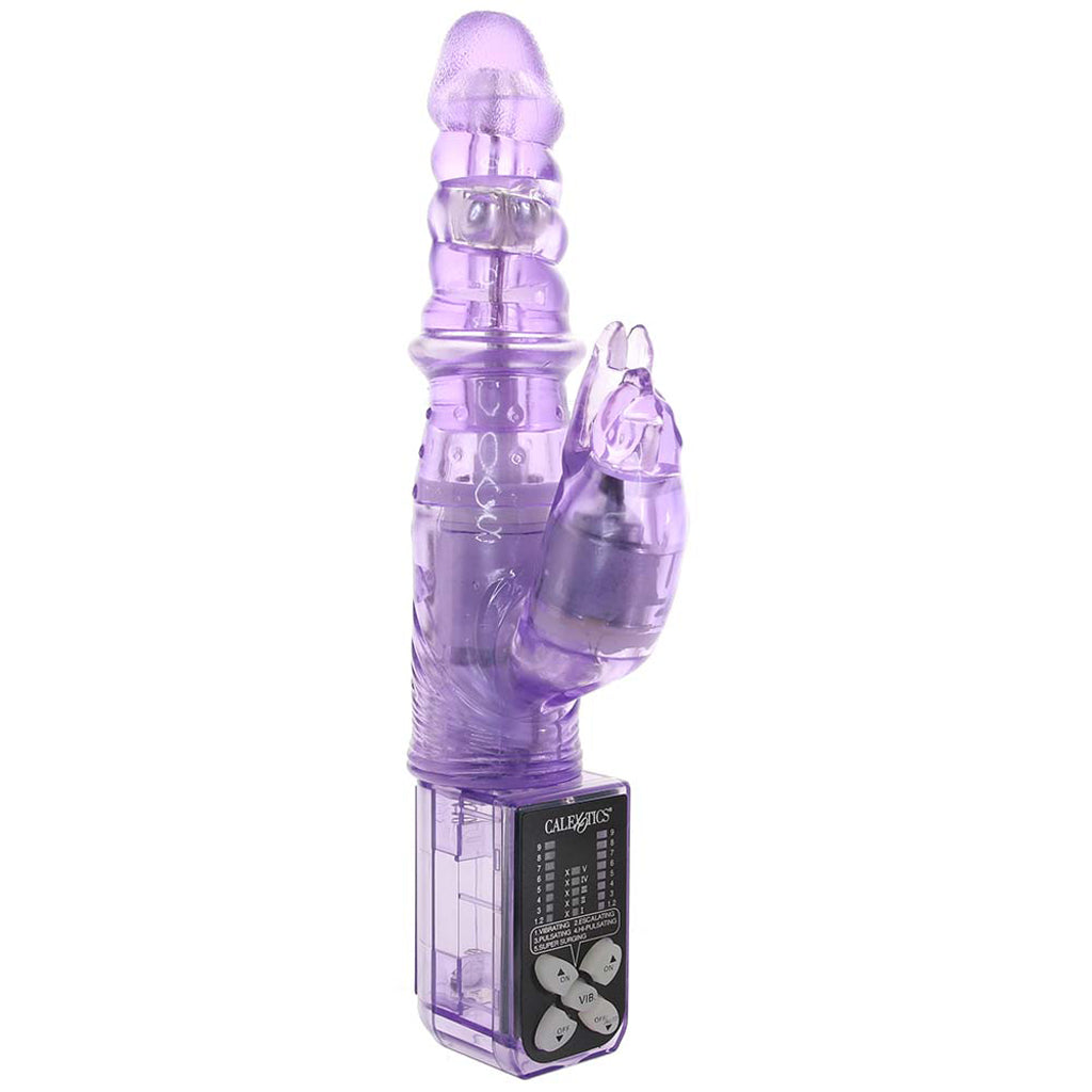 Purring Thrusting Panther Vibe in Purple Vibrators > Rabbit Vibrators - Tophatter Daily Deals