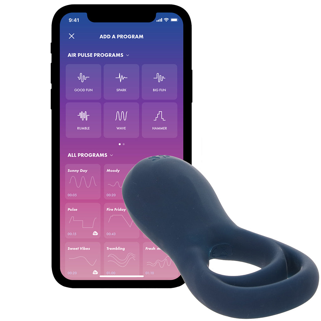 Satisfyer Epic Duo Vibrating Cock Ring Cock Rings - Tophatter Daily Deals