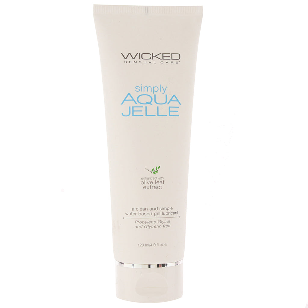 Simply Aqua Jelle Lube 4oz / 120ml - Tophatter's Adult Products Lubes and Lotions > Water Based Sex Lubes - Tophatter Daily Deals