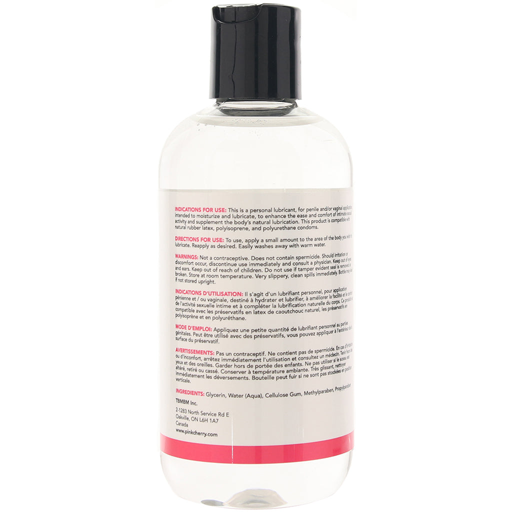 PinkCherry Water Based Lubricant in 8oz/240ml Lubes and Lotions > Water Based Sex Lubes - Tophatter Daily Deals