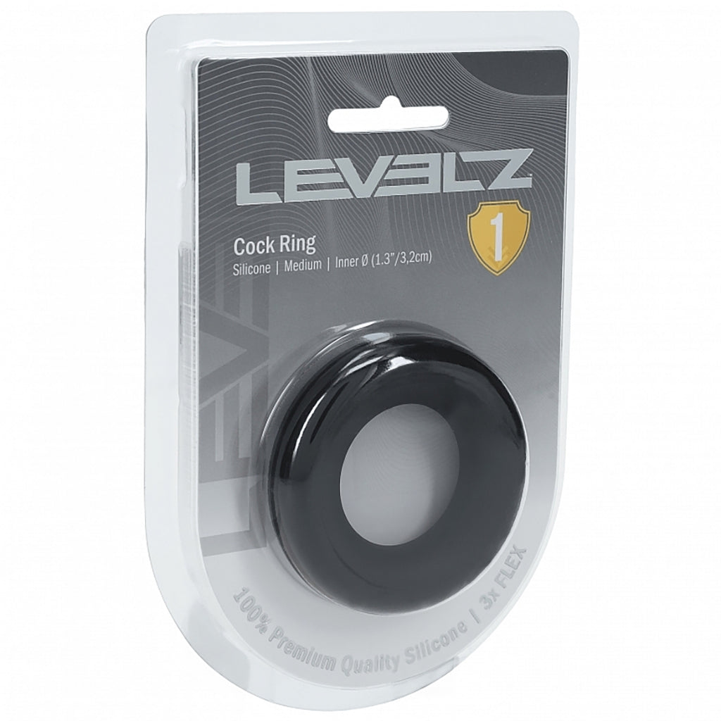 LEVELZ Silicone Medium Cock Ring in 1.3"/3.2cm Cock Rings - Tophatter Daily Deals