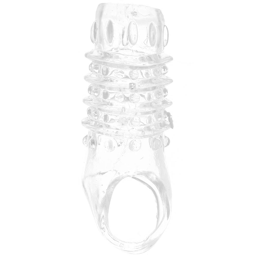 Textured Stimulation Enhancer Penis Sheath in Clear - Tophatter's Adult Products Male Enhancement > Extenders and Sleeves - Tophatter Daily Deals