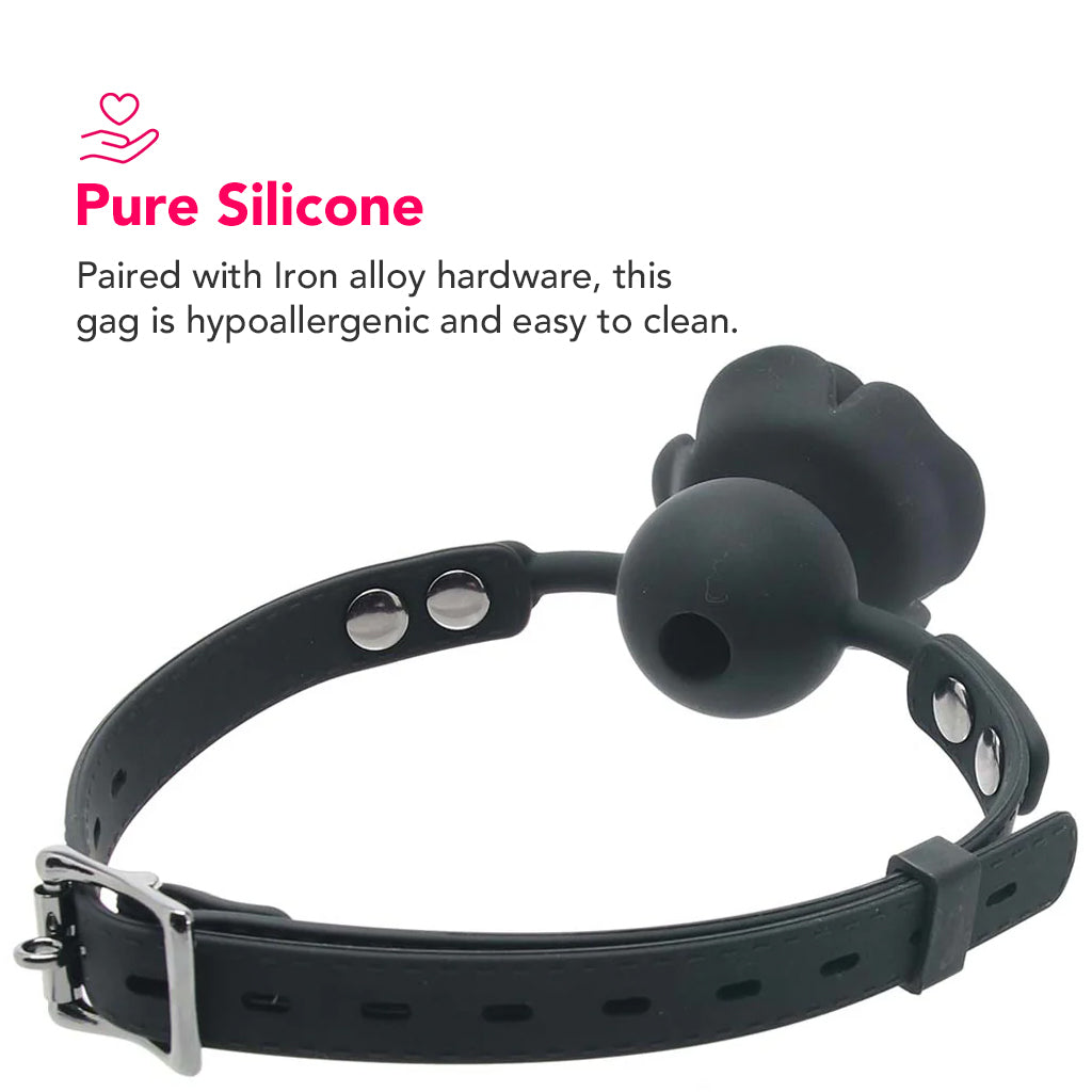 Forbidden Removable Rose Gag - Tophatter's Adult Sex Toys Online Bondage and Fetish > Ball Gags & Mouth Restraints - Tophatter Daily Deals