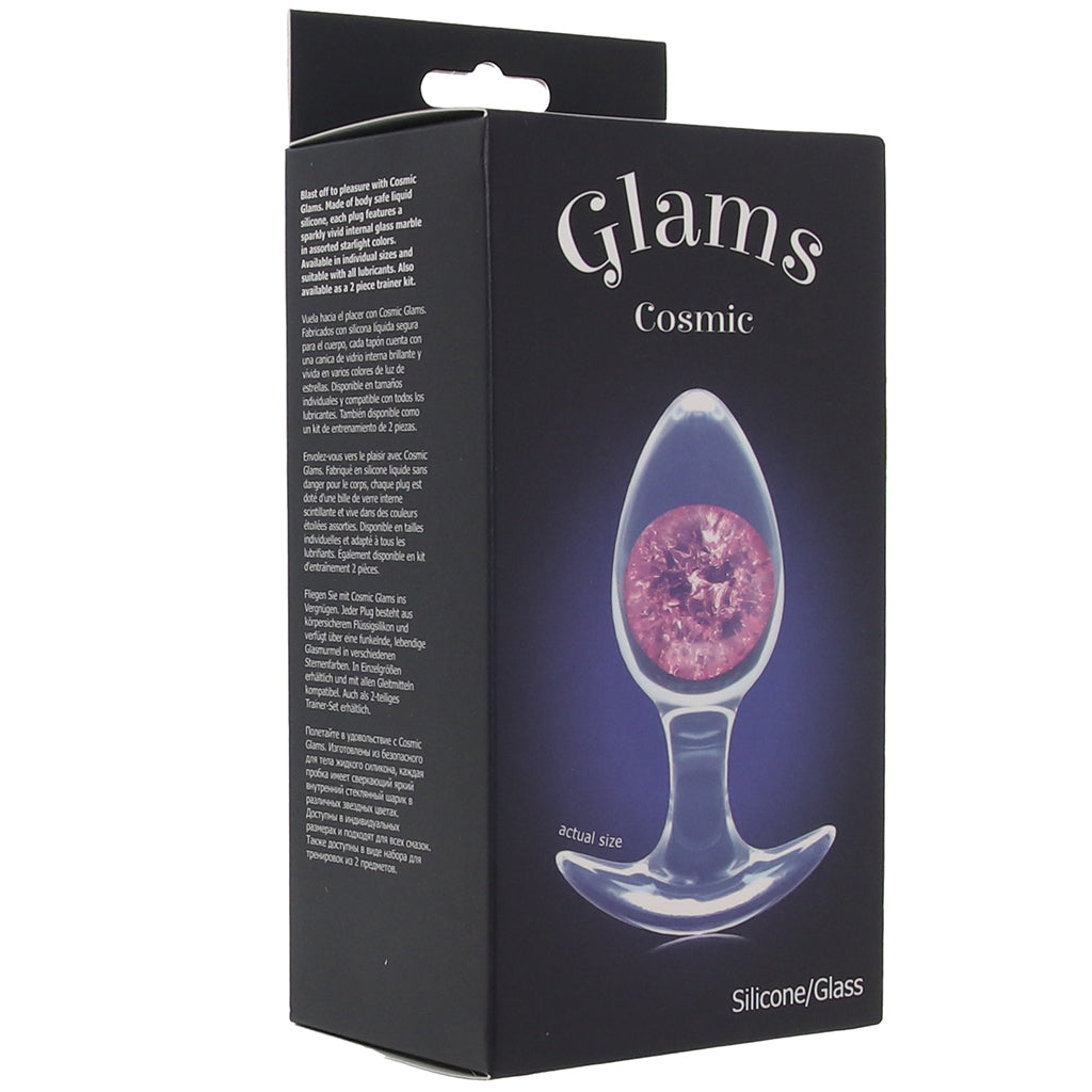 Glams Cosmic Pink Butt Plug in Medium Anal Sex Toys > Butt Plugs - Tophatter Daily Deals