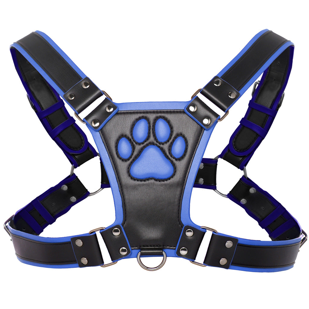 Master Series Alpha Pup Bulldog Harness in Blue - Tophatter's Adult Sex Toys Online Bondage and Fetish > Men's Bondage Wear - Tophatter Daily Deals