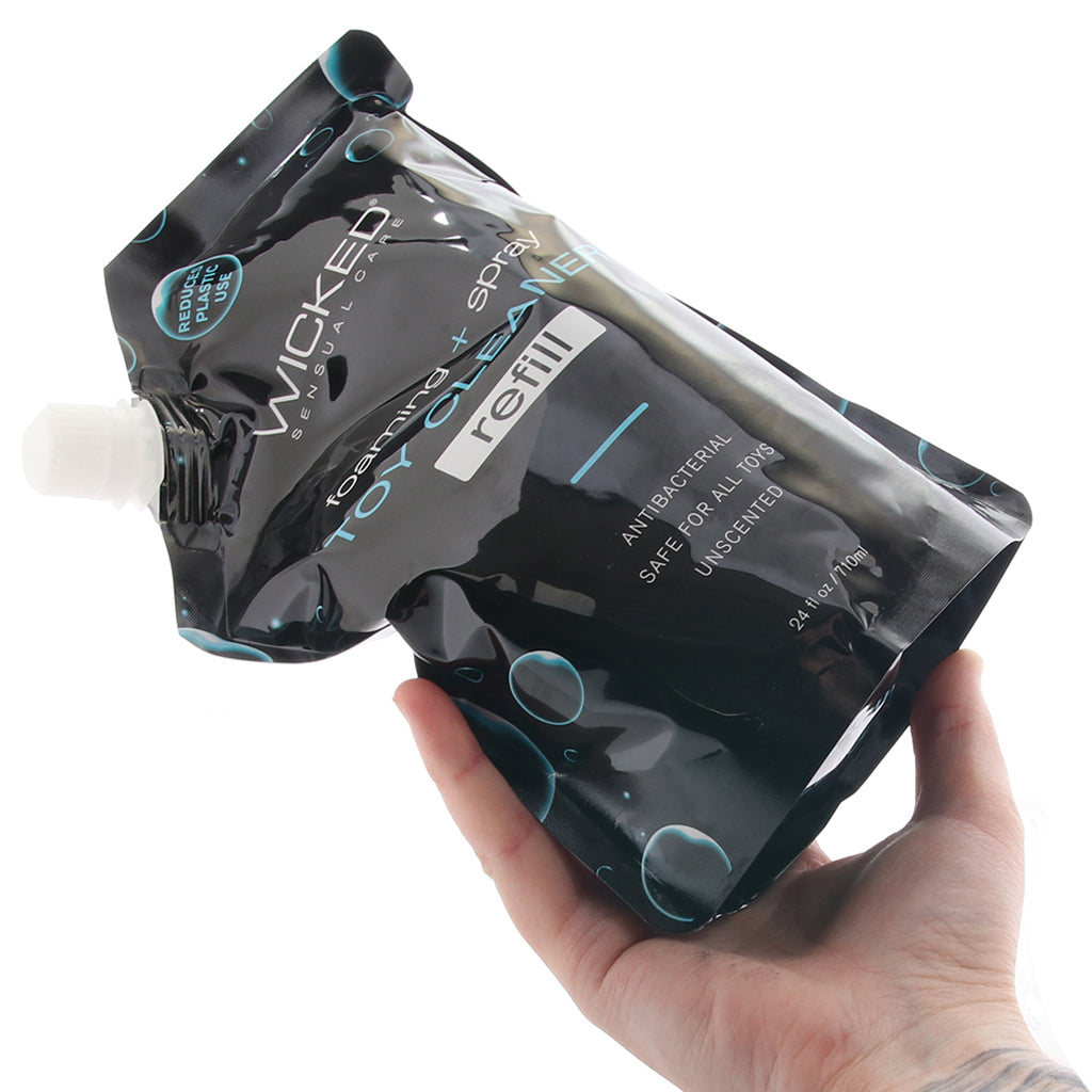 Foaming + Spray Toy Cleaner Refill in 24oz/710ml Lubes and Lotions > Sex Toy Cleaner - Tophatter Daily Deals