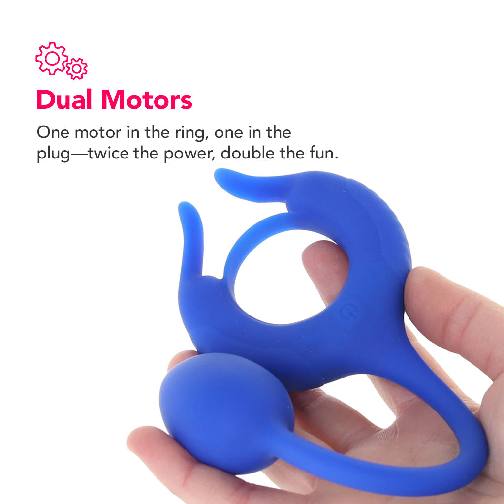 Admiral Plug and Play Weighted Cock Ring Cock Rings - Tophatter Daily Deals