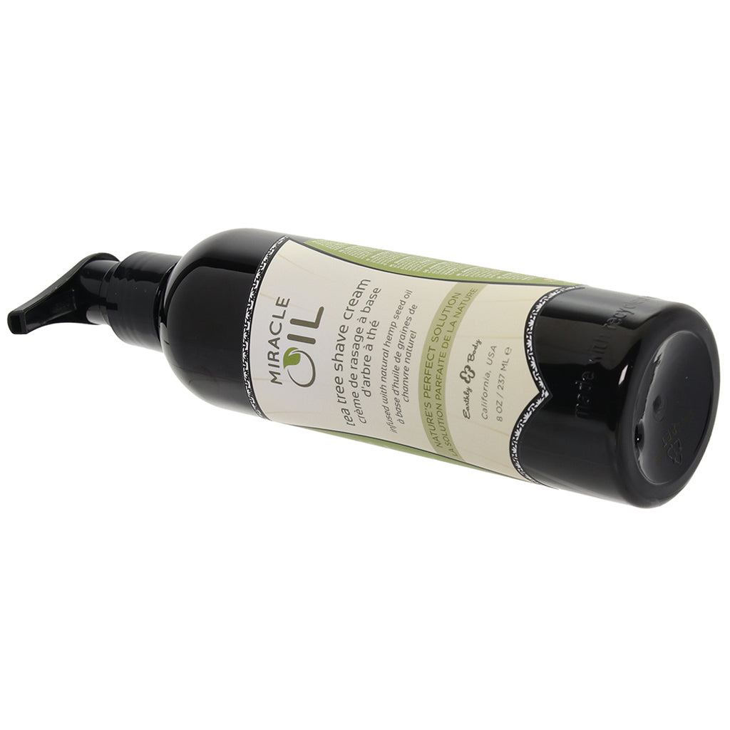 Miracle Oil Tea Tree Shave Cream in 8oz/237ml Lubes and Lotions > Bath - Tophatter Daily Deals