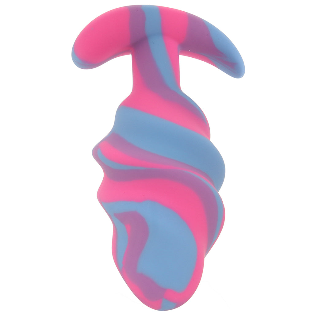 Creature Cocks Unicorn Swirl Silicone Butt Plug in Large - Wholesale Prices (Limited Deals)