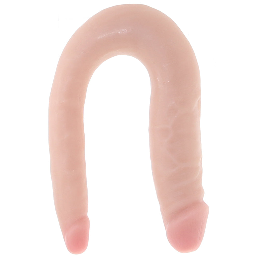 Dr. Skin Mini 12 Inch Double Dildo in Vanilla - Tophatter's Adult Products Dildo Sex Toys > Double Ended Dildos - Tophatter Daily Deals