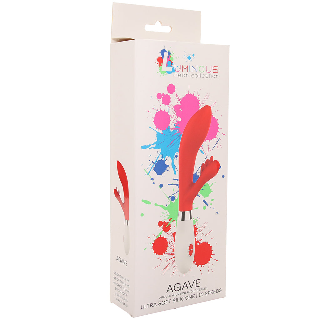 Luminous Agave Rabbit Vibe in Red Vibrators > Rabbit Vibrators - Tophatter Daily Deals