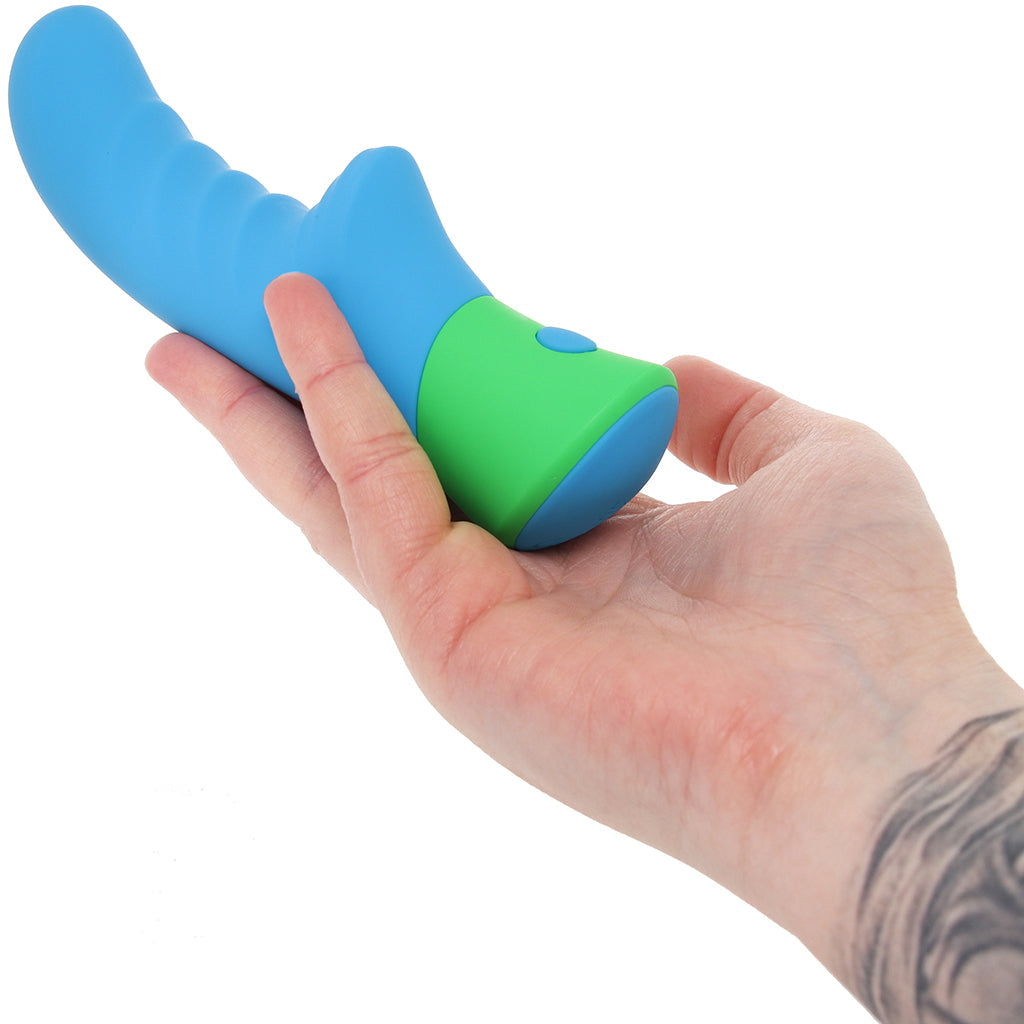 Rave Silicone Ridged-G Vibe - Tophatter's Adult Sex Toys Online Vibrators > G-Spot Vibrators - Tophatter Daily Deals
