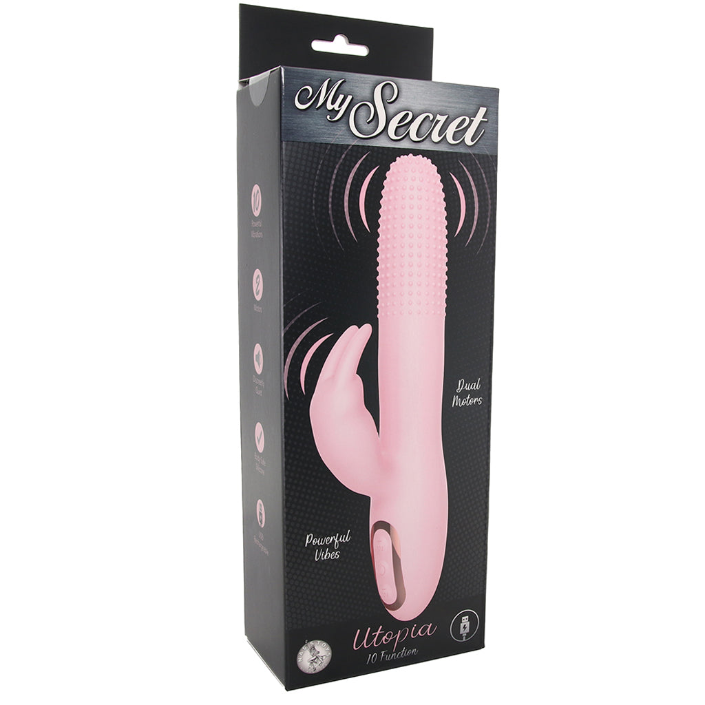 My Secret Utopia Rabbit Vibe - Tophatter's Vibrator Deals Online Vibrators > Rabbit Vibrators - Tophatter Daily Deals