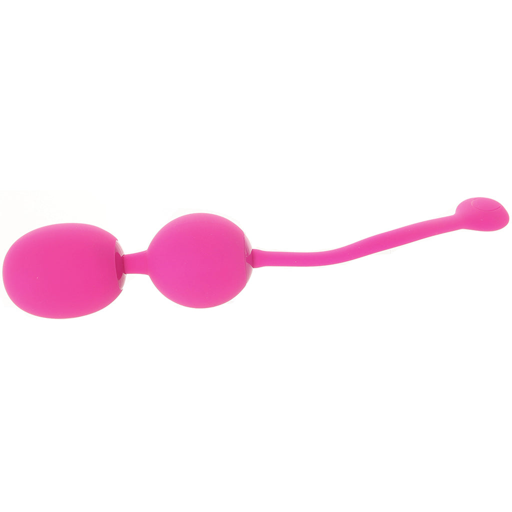 Dual Rechargeable Silicone Kegel Balls in Pink Kegel, Ben Wa and Pelvic Health Tools - Tophatter Daily Deals