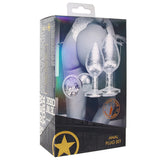 Ouch! New York Collection Metal Anal Plug Set - Tophatter's Adult Sex Toys Online Anal Sex Toys > Butt Plugs - Tophatter Daily Deals