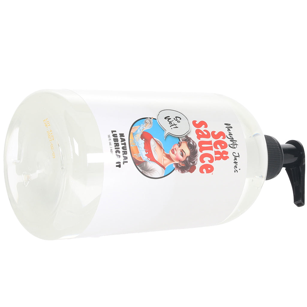 Naughty Jane's Sex Sauce Natural Lubricant in 16oz/488ml Lubes and Lotions > Water Based Sex Lubes - Tophatter Daily Deals