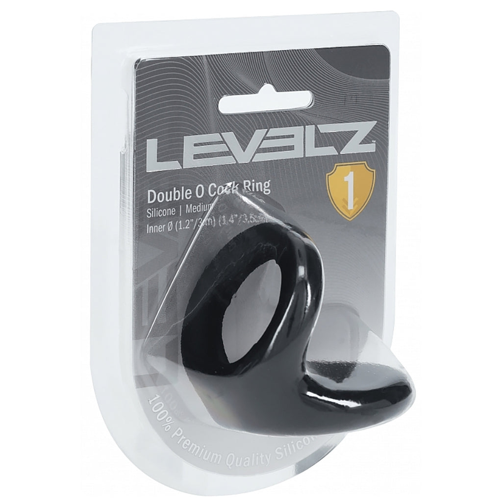 LEVELZ Medium Double O Cock Ring in 1.2"/3cm Cock Rings - Tophatter Daily Deals