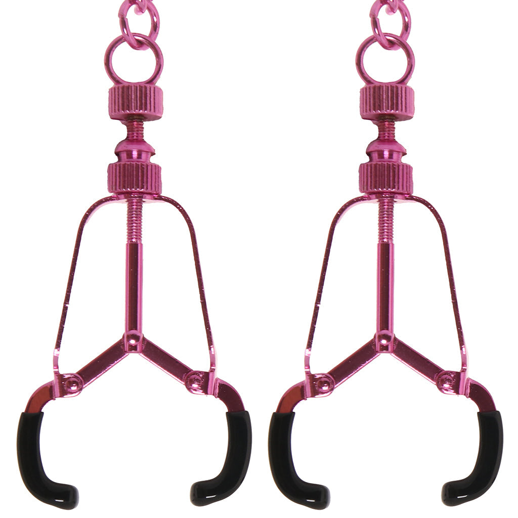 Ouch! Helix Nipple Clamps in Pink Bondage and Fetish > Nipple Stimulators & Clamps - Tophatter Daily Deals