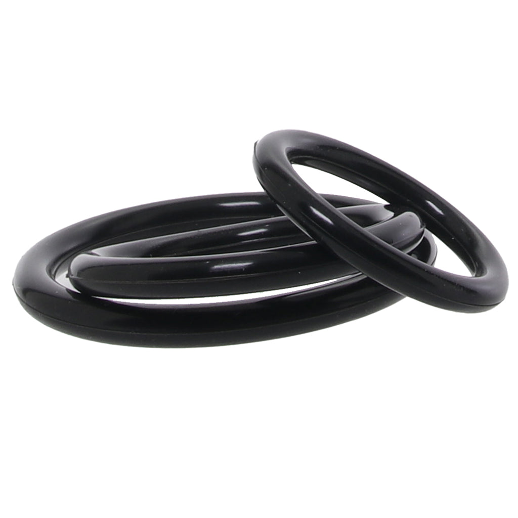 Tri-Rings Cock Ring Set - Tophatter's Adult Products Cock Rings - Tophatter Daily Deals