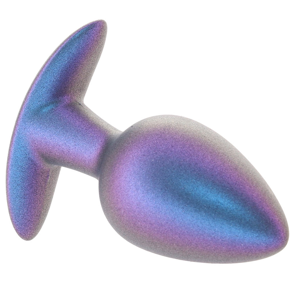 Ouch! Smooth Silicone 3.1 Inch Butt Plug in Metallic Blue Anal Sex Toys > Butt Plugs - Tophatter Daily Deals