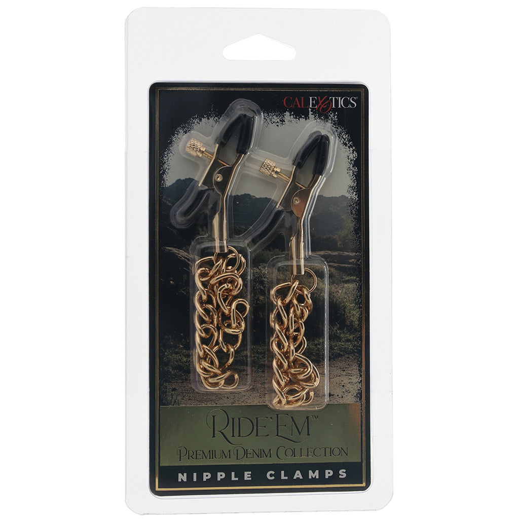 Ride 'Em Nipple Clamps - Tophatter's Adult Sex Toys Online Bondage and Fetish > Nipple Stimulators & Clamps - Tophatter Daily Deals