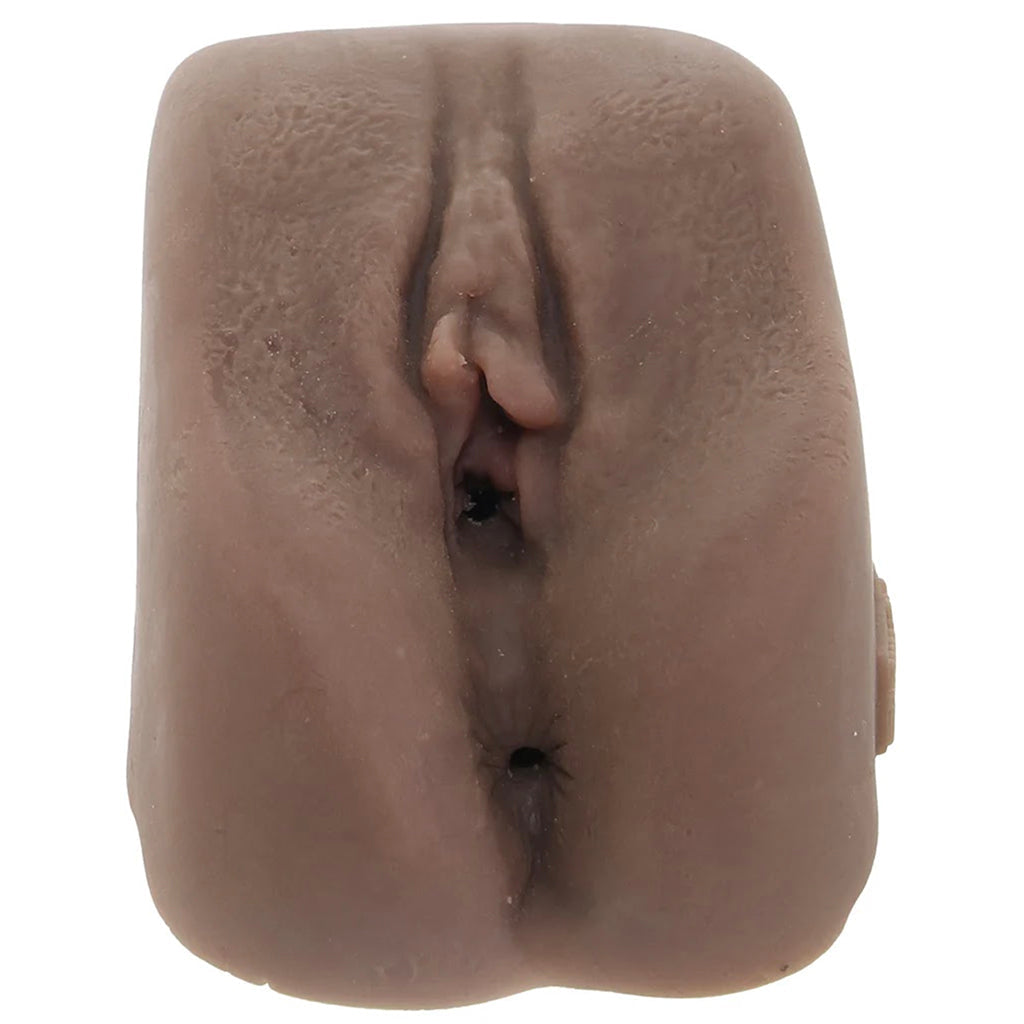 Lacey's Afro-Centric Pussy & Ass Vibrating Stroker - Tophatter's Adult Sex Toys Online Male Masturbators > Pocket Strokers - Tophatter Daily Deals