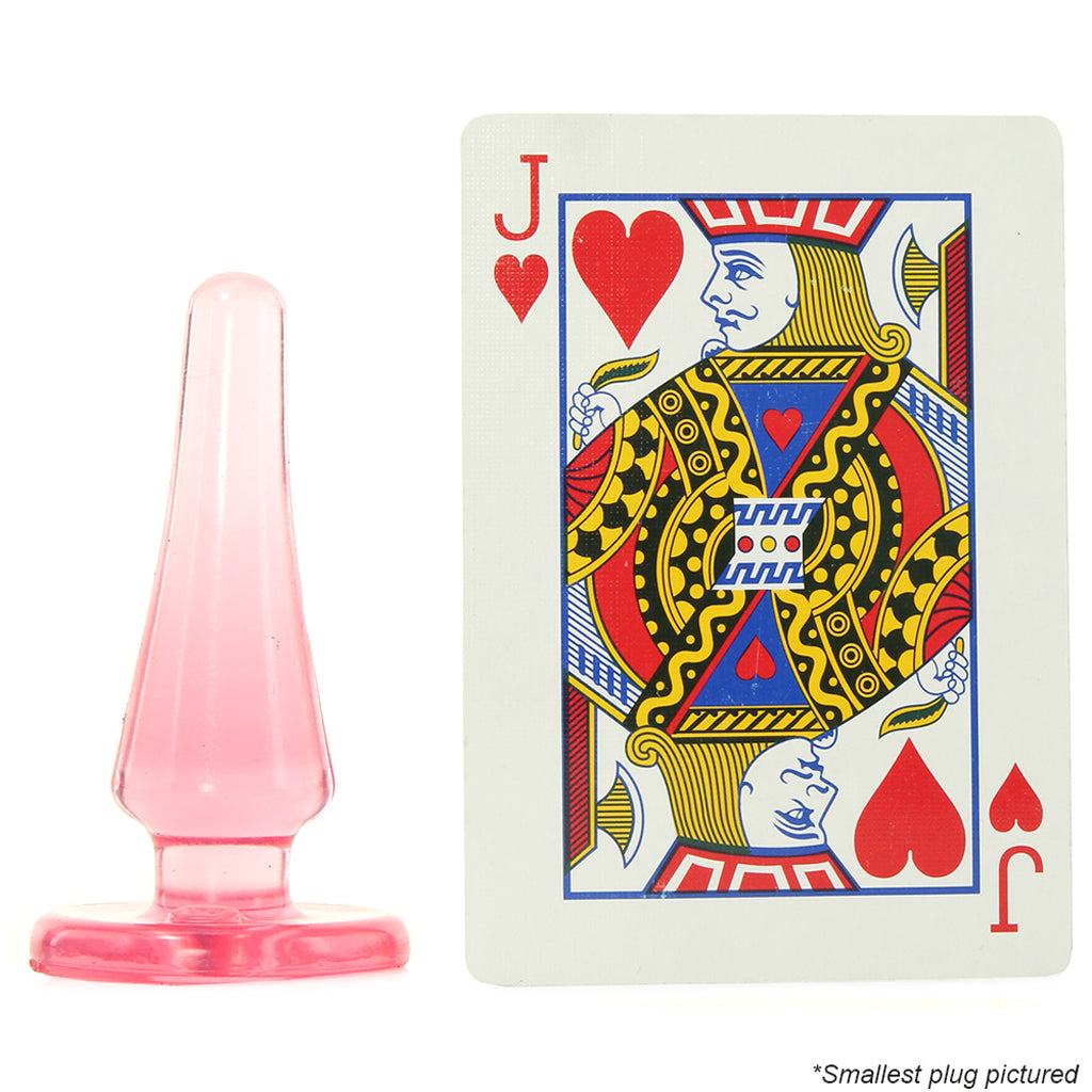 Crystal Jellies Anal Initiation Kit in Pink - Tophatter's Adult Products Anal Sex Toys > Anal Starter Toys - Tophatter Daily Deals