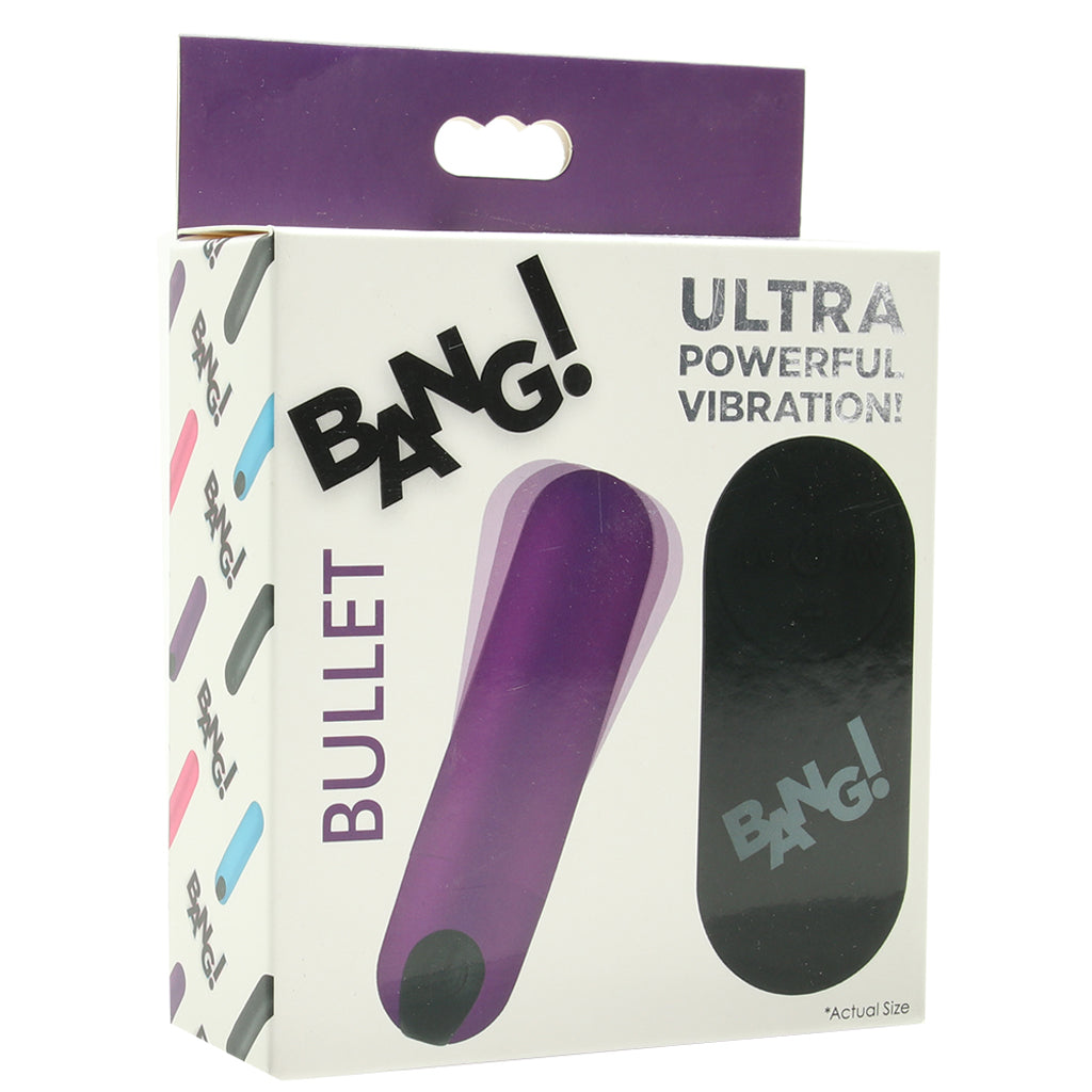 Bang! Remote Vibrating Bullet in Purple Vibrators > Bullet and Egg Vibrators - Tophatter Daily Deals