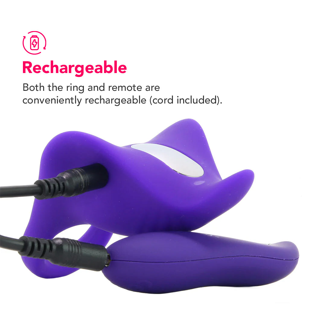 Silicone Remote Orgasm Vibrating Cock Ring Cock Rings - Tophatter Daily Deals