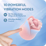 Blush Kissing Rose Vibe - Tophatter's Vibrator Deals Online Vibrators > Clitoral Stimulators - Tophatter Daily Deals