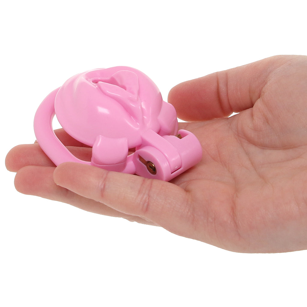 Blueline Bitchboy Degrading Mini Chastity Cage - Tophatter's Adult Sex Toys Online Bondage and Fetish > Cock and Ball Devices - Tophatter Daily Deals