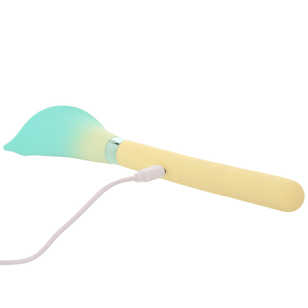 Vala Fiercely Powerful Silicone Flower Vibe in Yellow - Tophatter's Adult Sex Toys Online Vibrators > Clitoral Stimulators - Tophatter Daily Deals