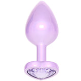 Jewel Amethyst Heart Plug in Large - Tophatter's Adult Sex Toys Online Anal Sex Toys > Butt Plugs - Tophatter Daily Deals