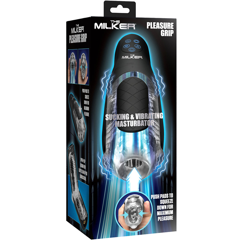 The Milker Pleasure Grip Auto Stroker - Tophatter's Adult Sex Toys Online Male Masturbators > Auto Strokers - Tophatter Daily Deals