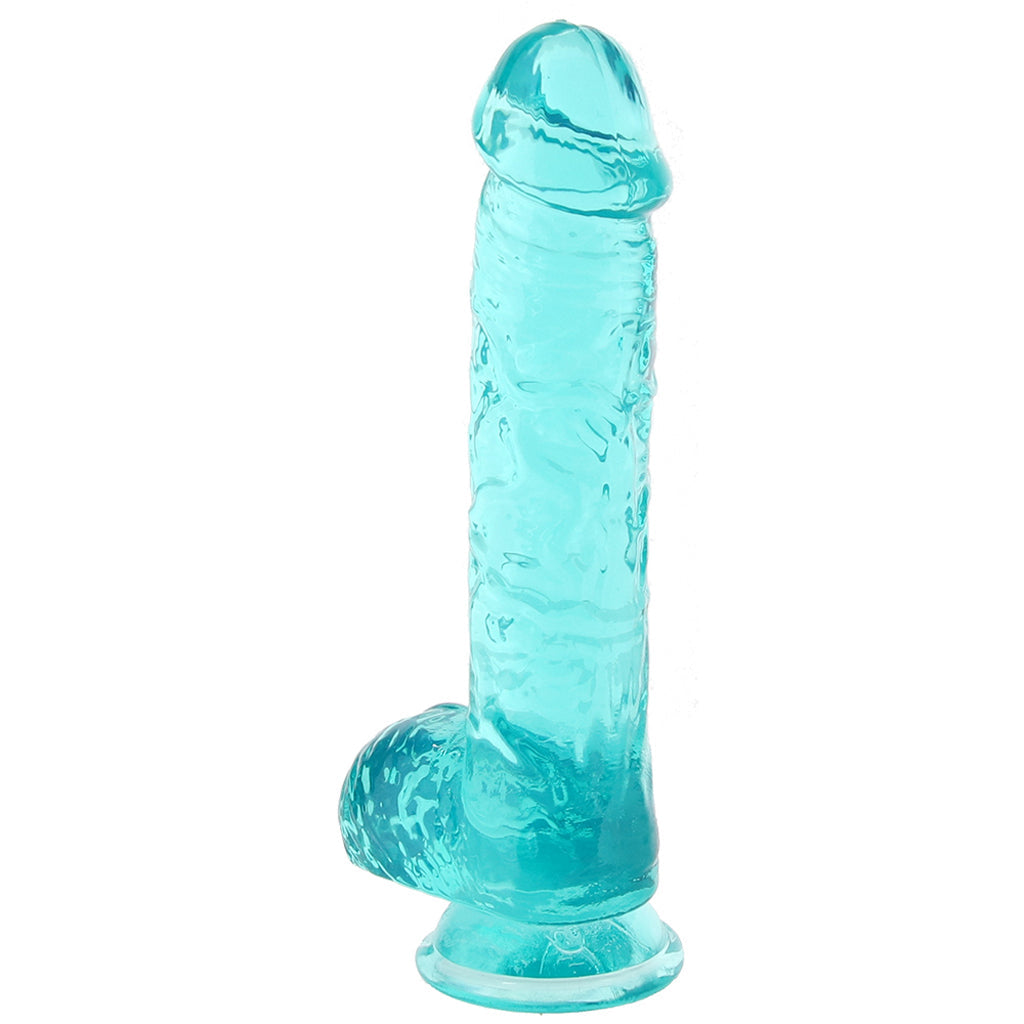 RealRock 6 Inch Realistic Ballsy Dildo in Turquoise - Tophatter's Adult Products Dildo Sex Toys > Realistic Dildos - Tophatter Daily Deals