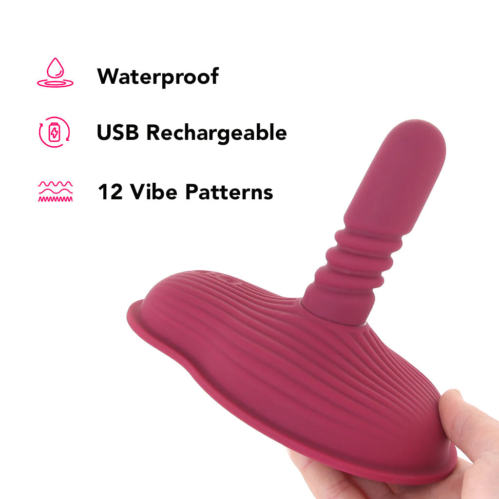 Dual Rider Thrust & Grind Hands-Free Vibe - Tophatter's Vibrator Deals Online Vibrators > G-Spot Vibrators - Tophatter Daily Deals