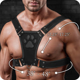 Master Series Alpha Pup Bulldog Harness in Black Bondage and Fetish > Men's Bondage Wear - Tophatter Daily Deals